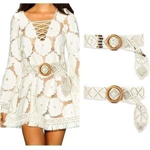 New 2 Pieces Bohemian Rope Belts